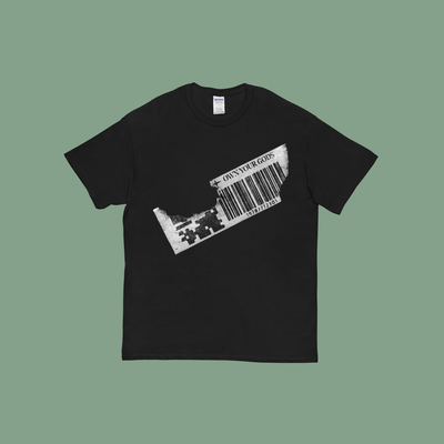 Own your gods barcode t shirt black - Thumbnail 1