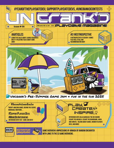 Uncrank'd Magazine - Issue # 8 (print - FITS25 - Bundle #1)