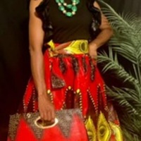 Sahara Sunset Skirt w/ Headwrap & Purse - Thumbnail 2