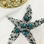 Women Fashion Runway Mini Dress Starfish Shell Crab Print Tassel Hem Sleeveless Tank Strap Dresses-2