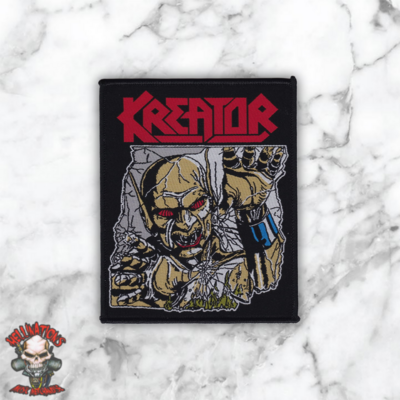 Kreator rectangular woven patches