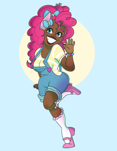 Pinkie Pie Human Print