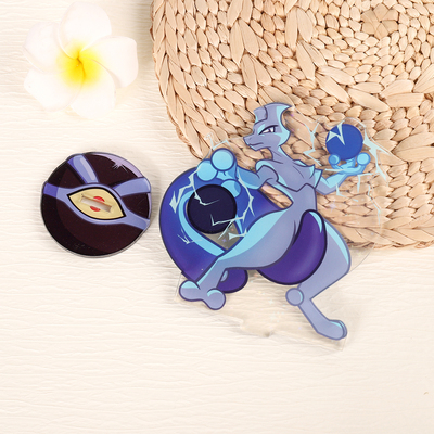Mewtwo standee - with shiny version on the other side!~