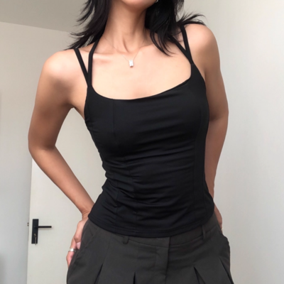 Sexy hot girl leopard print diamond neck waist dress