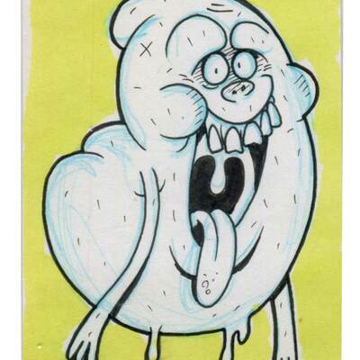 Slimer sketch card