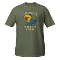 You Toucan Praise the Lord Short-Sleeve Unisex T-Shirt Religious Christian Jesus - Thumbnail 7