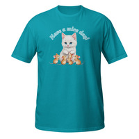 Have a Mice Day Short-Sleeve Unisex T-Shirt Cute Kitty Cat Mouse Kitten Pun Tee - Thumbnail 8