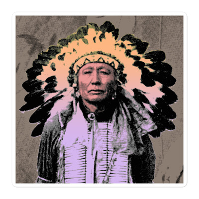 Indigenous vinyl sticker