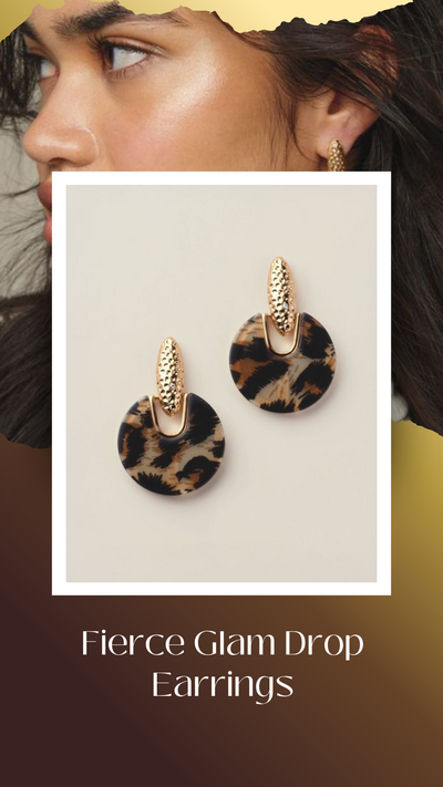 Fierce Glam Drop Earrings