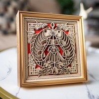 STEREOWOOD Fish Wooden Wall Art,Desktop decoration,Laser Cut Arts and Cra,3d art - Thumbnail 1
