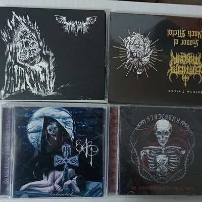 Makabra, bathym throne , exilio, siniestra cds