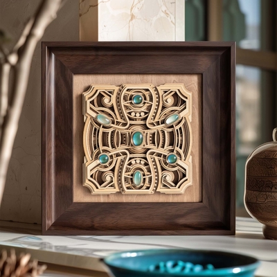 Stereowood stellar muse wood art, multi-layer decor, meditation room decor, gift for friends