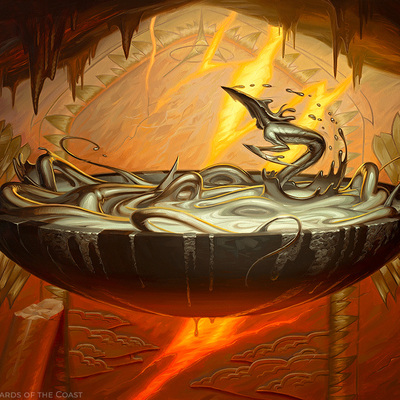 Thrumming hivepool - print, mtg edge of eternities
