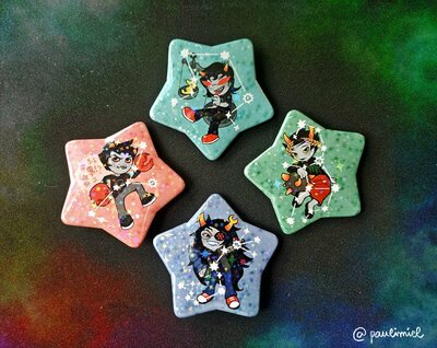 Homestuck - Troll Star Pin