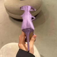 Sexy Luxury Satin High Heels for Women - Thumbnail 3