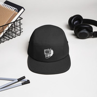 Metamelos Static Skull Camper Cap  5-Panel Low-Profile Cotton Hat - Thumbnail 36