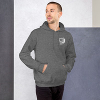 Metamelos "Drip Signal" Hoodie  Embroidered Static Skull Front, Record Pool Back Print - Thumbnail 51