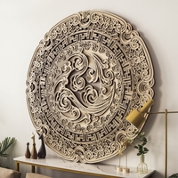 STEREOWOOD Lucky Disc Multi-Layer Wall Art, Stereoscopic 3D Decor, Mandala Laser Cut, Rustic Home Wood Wall Art, Laser Cut Arts and Crafts - Thumbnail 2