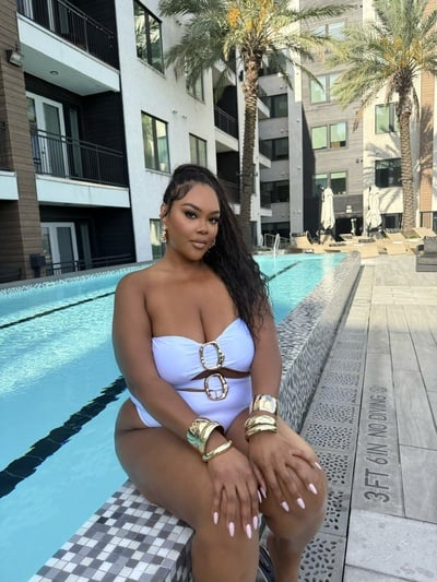 One Piece Gold Hardware Swimsuit