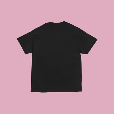 Cat in washing machine t shirt black