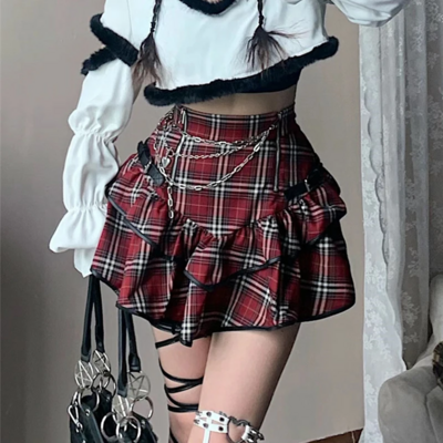 Y2K Harajuku Grunge Schoolgirl