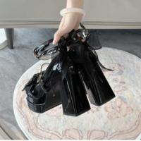 Women’s Fashion Chunky Kawaii Style Shoes - Thumbnail 5