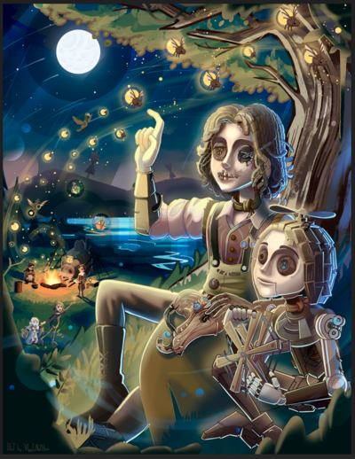 Signed Matthias (Lignarius) Print Signed by (ENG VA: Jacob Eiseman) HOLO Print! + Signing Video