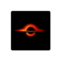 Black Hole Vinyl Sticker - Thumbnail 1