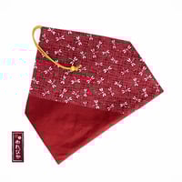 Japanese Cotton Chopstick Sleeve – Red Dragonfly Pattern (MCC0004-12-RE) - Thumbnail 3
