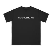 Free Shipping-GO CRY,EMO KID TEE - Thumbnail 1