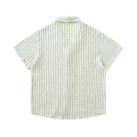 BAND GIRL CABLE TEXTURE CUBAN SHIRT - Thumbnail 1