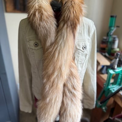 Red ranch fox scarf