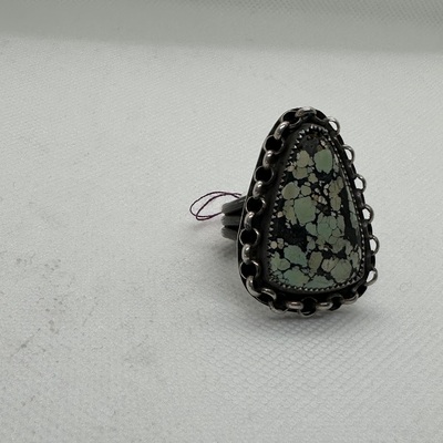 Iron maiden turquoise ring 