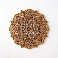 Bodhi Bloom Mandala: Zen Style Wall Decor for Home and Office - Thumbnail 3