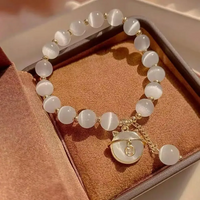  Natural Stone Bracelet Elegant Lily of The Valley Flower - Thumbnail 16