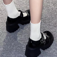  Shoes for Women's Pumps Medium Heel Platform Heels - Thumbnail 2