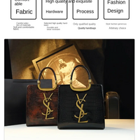 fashion Tote bag women's crocodile print single shoulder crossbodybag - Thumbnail 2