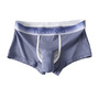 Men's sexy underwear mesh holes breathable youth elephant tube physiological boxer briefs L482  -1