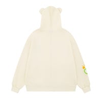 Cute apple green kitty cat ears hooded jacket - Thumbnail 2