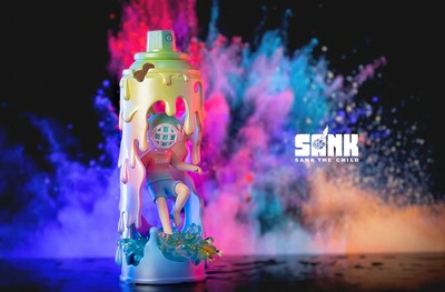 ArTToy by Sank Toys "Shape-Spray Can-Colorful"