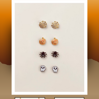 Charmed & spooked earring set