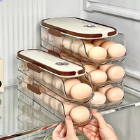 1PCS Home Refrigerator Egg Organizer Sliding Egg  - Thumbnail 2