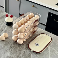 1PCS Home Refrigerator Egg Organizer Sliding Egg  - Thumbnail 3