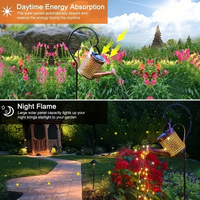 Solar Watering Can Light Outdoor Waterproof Shower Light LED Fairy - Thumbnail 9