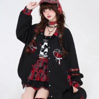 Women’s Autumn Winter Punk Harajuku Vintage Coat - Thumbnail 4