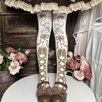  Alice Rabbit Bandage Print Tights Pantyhose Stockings - Thumbnail 4
