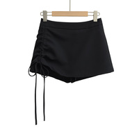 Small pleated side tie bow skirt - Thumbnail 1