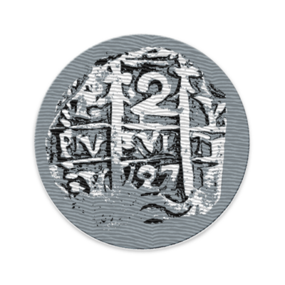Coin Sunken Treasure Embroidered Patch No. 2