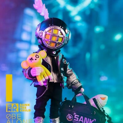  action figure  by sanktoys "future boy"
