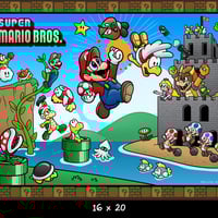 Tribute Art - Super Mario Bros. 40th Anniversary Print - Thumbnail 2